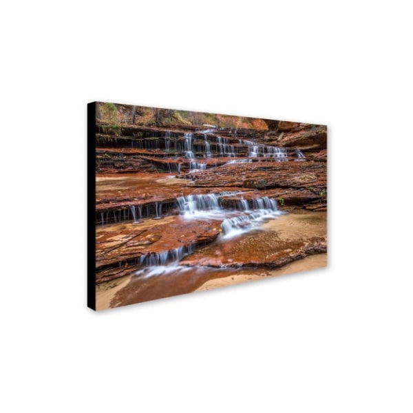 Pierre Leclerc 'Archangel Falls' Canvas Art,30x47